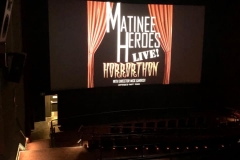 Poster for the live episode of Matinee Heroes