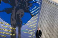 Craig with the Monterey Comic Con Banner
