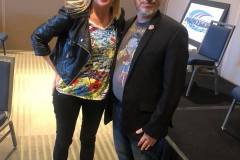 Craig with Farscape's Gigi Edgerly